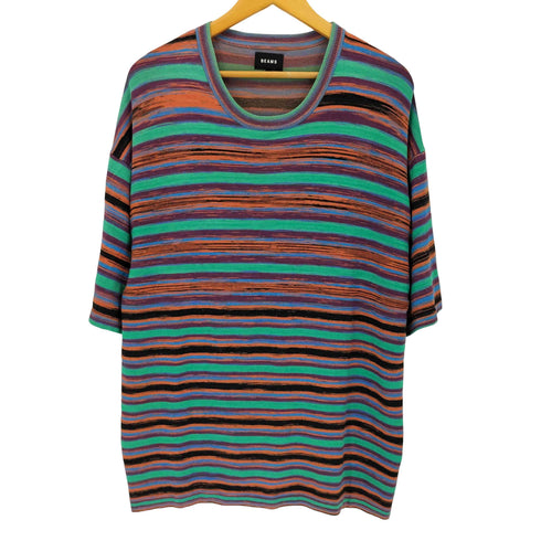 ビームス BEAMS MULTI BDR KNIT マルチ ボーダー ニット メンズ import:L