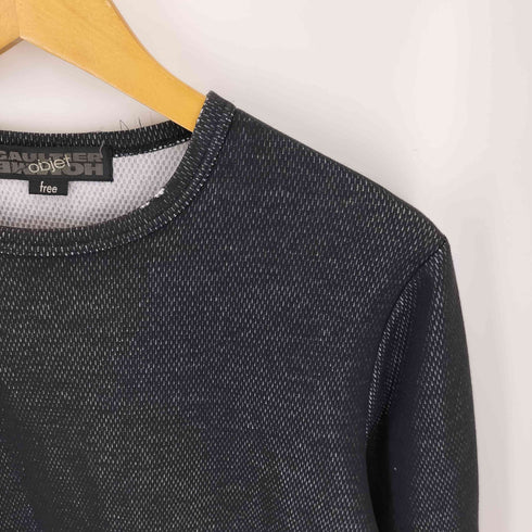 ゴルチエオムオブジェ GAULTIER HOMME objet ダブルフェイス メッシュ L/S プルオーバー メンズ FREE