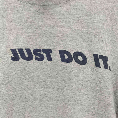 ナイキ NIKE JUST DO IT ロゴプリント半袖Tシャツ メンズ import:L