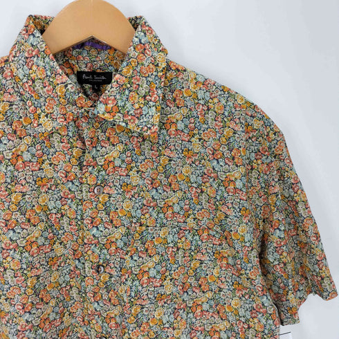 ポールスミス Paul Smith 花柄 コットン 半袖シャツ レディース JPN:L