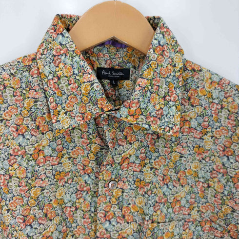 ポールスミス Paul Smith 花柄 コットン 半袖シャツ レディース JPN:L