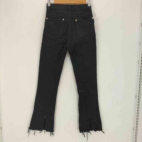 ホリデイ holiday DAMAGE DENIM HIGH WAIST SKINNY FLARE PANTS レディース SH/1