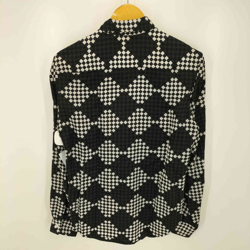 ピーピーエフエム PPFM ランダム チェッカー プリント L/S シャツ メンズ FREE