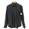 ゴーサンゴーイチプールオム 5351 POUR LES HOMMES メタリック ストライプ パネル 切り替え L/S シャツ メンズ JPN:3