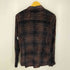 シャリーフ SHAREEF レーヨン ベロア チェック L/S シャツ メンズ JPN:2