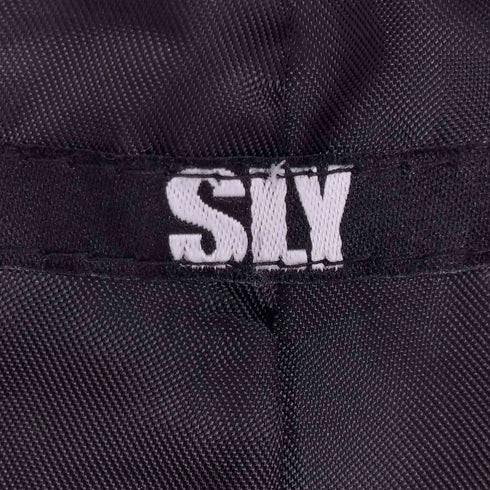 スライ SLY ラムレザー 本革 飾りボタン 1B シングル テーラードジャケット レディース JPN:1