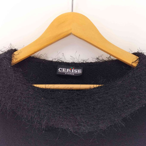 CERISE PARIS クロップド オフタートル ニット Y2K レディース