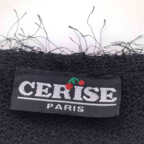 CERISE PARIS クロップド オフタートル ニット Y2K レディース