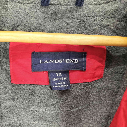 ランズエンド LANDS END 比翼 中綿 スタンドカラー ジャケット レディース JPN:S