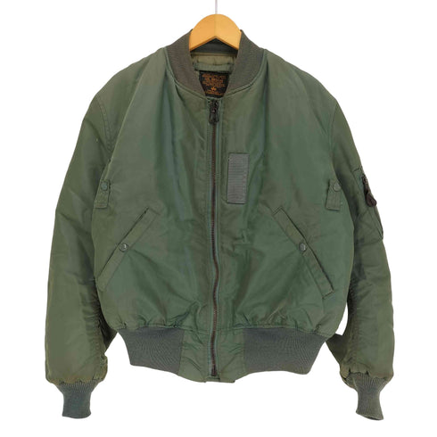 アルファインダストリーズ ALPHA INDUSTRIES 90S USA製 50S復刻 MA1 フライト ジャケット メンズ import:M