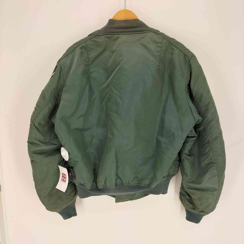 アルファインダストリーズ ALPHA INDUSTRIES 90S USA製 50S復刻 MA1 フライト ジャケット メンズ import:M