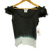 ジバンシィ GIVENCHY グラデーションデザイン フェザーリム付き タンクトップ レディース import:XS