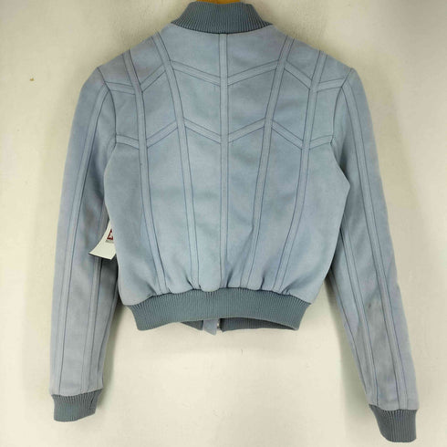 HOUSE of LONDON フェイススエード コルセットデザイン クロップド ボンバージャケット レディース import:XS