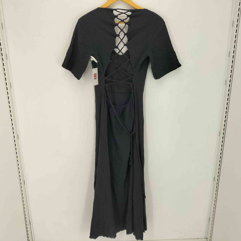 MUSE HAWAII レースアップデザイン ロングワンピース Casual レディース