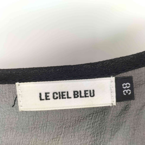 ルシェルブルー LE CIEL BLEU シアーギャザーブラウス レディース 38