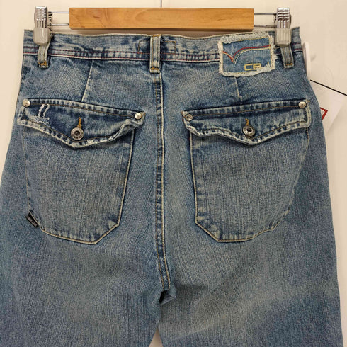 CYBERJEANS ウォッシュ ストレートデニムパンツ Y2K メンズ