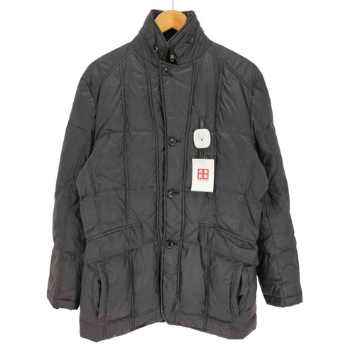 インターメッツォ INTERMEZZO レイヤード パイピング ジップアップ ナイロンジャケット メンズ import:M