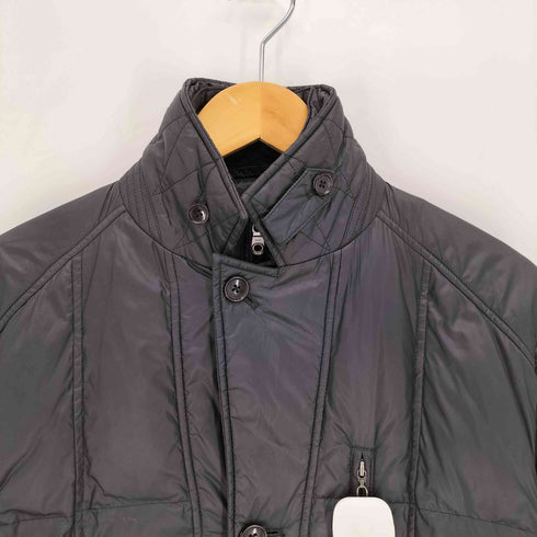 インターメッツォ INTERMEZZO レイヤード パイピング ジップアップ ナイロンジャケット メンズ import:M