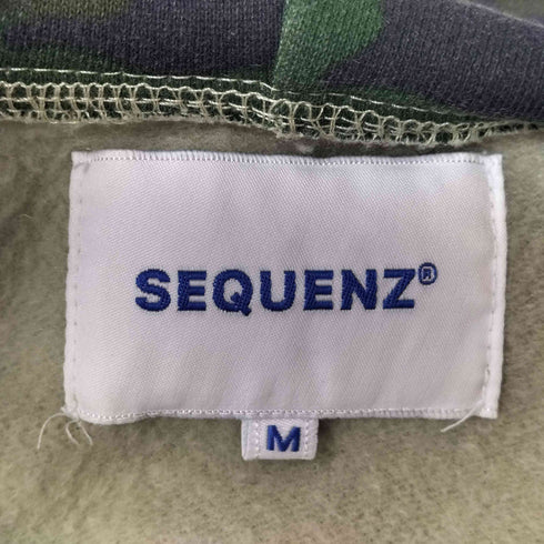 SEQUENZ LOGO APPLIQUE ZIP HOODIE メンズ JPN:M