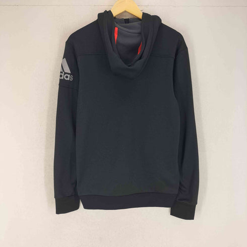 アディダス adidas 袖ロゴ ジップアップパーカー メンズ XO