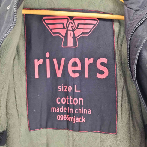 rivers 裏フリース マルチポケット スタンドカラージャケット メンズ JPN:L