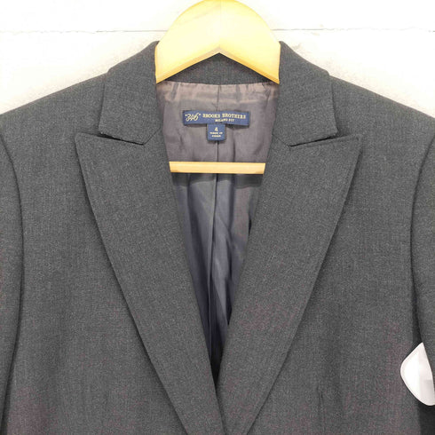 ブルックスブラザーズ 346 BROOKS BROTHERS 1Bテーラードジャケット MILANO FIT レディース US:4