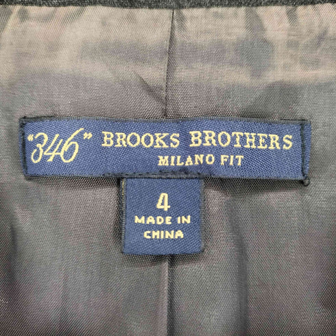 ブルックスブラザーズ 346 BROOKS BROTHERS 1Bテーラードジャケット MILANO FIT レディース US:4