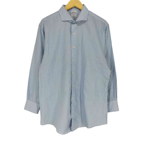 ブルックスブラザーズ BROOKS BROTHERS SLIM FIT L/S ホリゾンタルカラー ストライプ シャツ メンズ 16 1/2