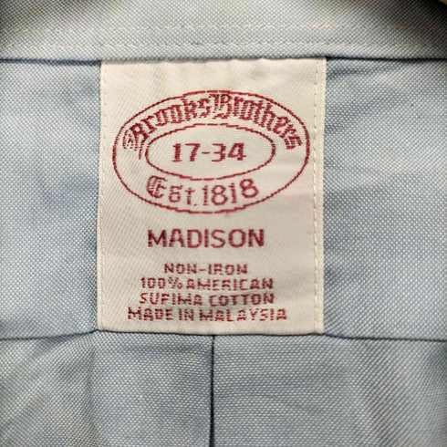 ブルックスブラザーズ BROOKS BROTHERS MADISON L/S コットン シャツ メンズ 17
