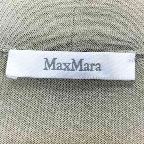 マックスマーラ MAX MARA フリルノースリーブニット レディース