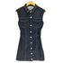 ザラ ZARA ドレープ ミニデニム ワンピース レディース JPN:M
