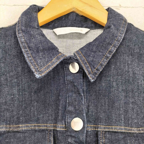 ザラ ZARA ドレープ ミニデニム ワンピース レディース JPN:M