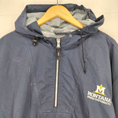 ウェザープルーフ WEATHERPROOF 企業ロゴ刺繍 ナイロン アノラックパーカー メンズ JPN:XL