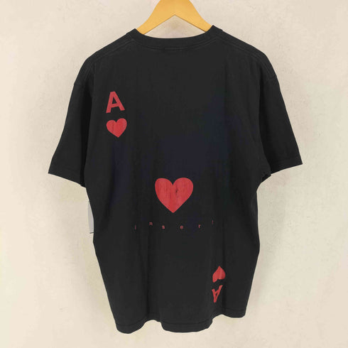 insert インサート トランププリント クルーネックTシャツ メンズ
