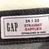 ギャップ Gap STRAIGHT GAPFLEX リメイク加工 トランプ×スカル刺繍 ストレート デニム メンズ 34×32