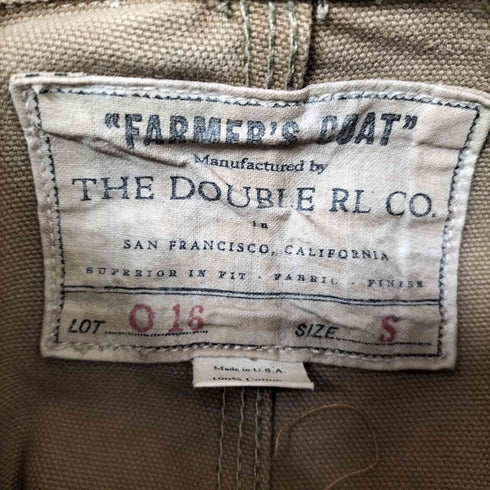 ダブルアールエルラルフローレン RRL RALPH LAUREN USA製 Farmer’s Coat ファーマーズ コート レイルマン カバーオール ジャケット メンズ import:S