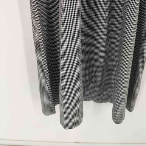 トリココムデギャルソン tricot COMME des GARCONS 02AW ギンガムチェック ノースリーブフラットカラーワンピース レディース