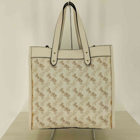 コーチ COACH Field tote with horse and carriage print 2WAYトートバッグ レディース