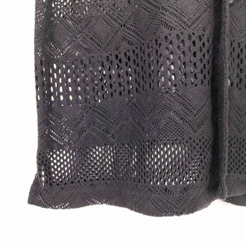 ゲス GUESS クロシェシャツ Geometric Knit Crochet Shirt メンズ L