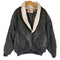 VITTORIO レザー切替 ショールカラー ニットジャケット メンズ JPN:M