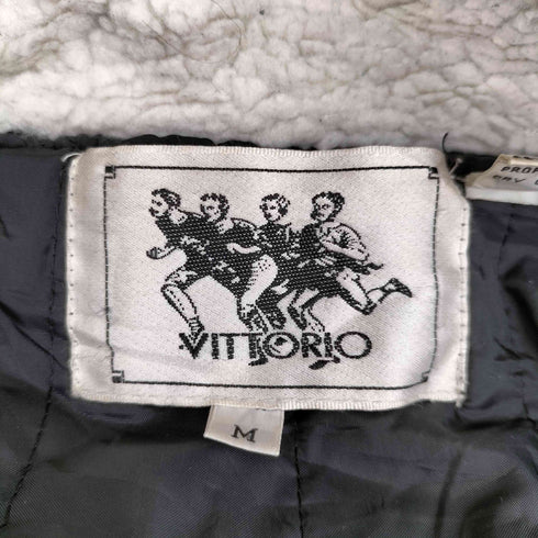 VITTORIO レザー切替 ショールカラー ニットジャケット メンズ JPN:M