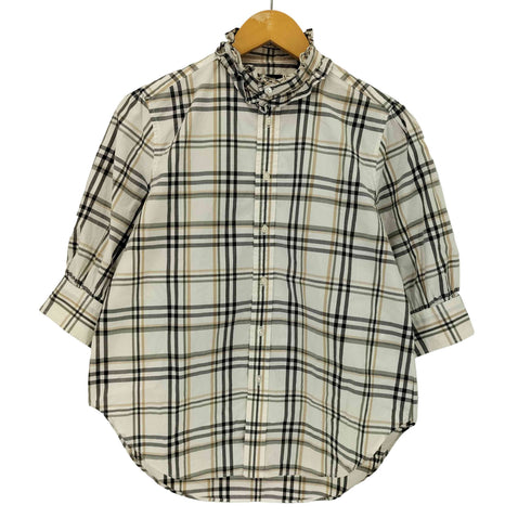 ポロラルフローレン POLO RALPH LAUREN フリルカラー BD チェックブラウス レディース JPN:2