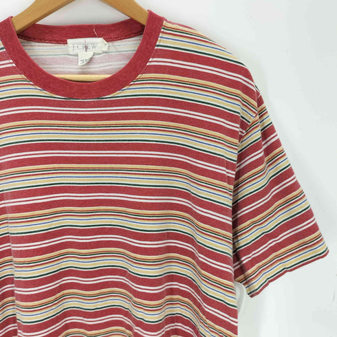 ジェイクルー J.CREW 90S 巨人タグ マルチボーダー半袖Tシャツ メンズ import:L
