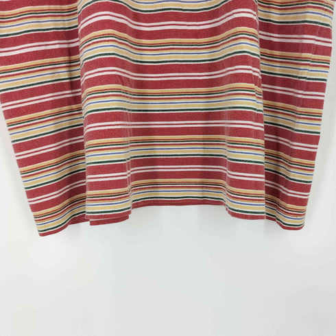 ジェイクルー J.CREW 90S 巨人タグ マルチボーダー半袖Tシャツ メンズ import:L
