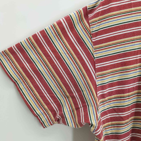 ジェイクルー J.CREW 90S 巨人タグ マルチボーダー半袖Tシャツ メンズ import:L