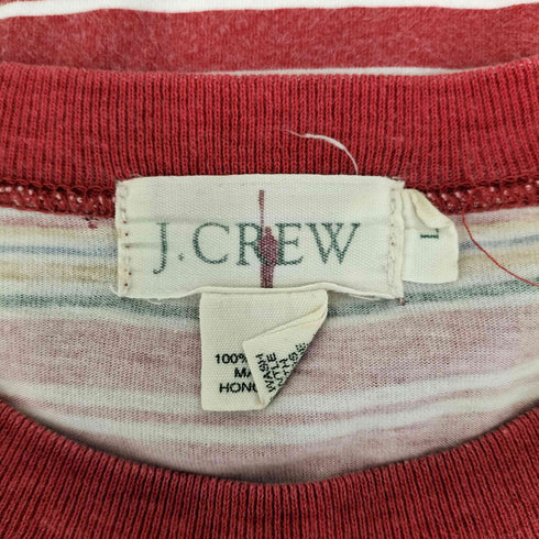 ジェイクルー J.CREW 90S 巨人タグ マルチボーダー半袖Tシャツ メンズ import:L