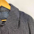 バーバリーズ BURBERRYS CASHMERE&LAMBWOOL カシミヤ50% ヘリンボーン比翼ステンカラーコート メンズ JPN:M