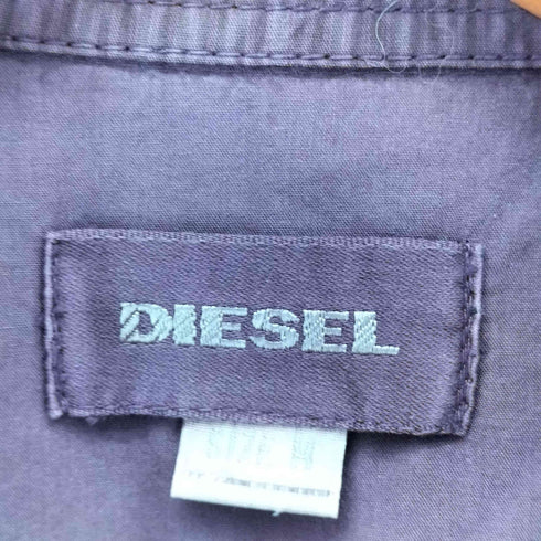 ディーゼル DIESEL 00s ショルダーパイピング ミリタリー 長袖シャツ Y2K レディース import:M