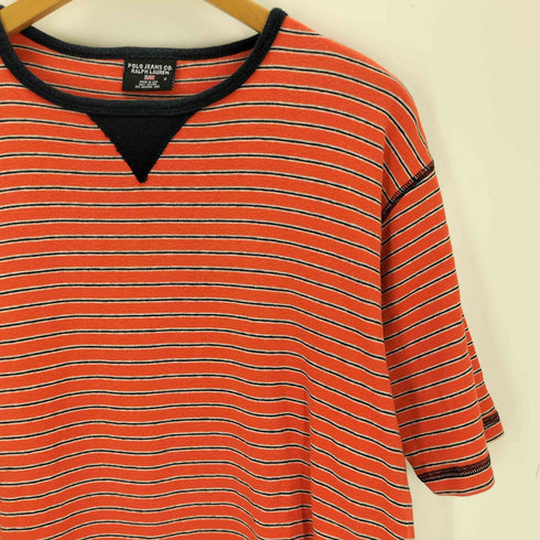ポロジーンズカンパニーラルフローレン POLO JEANS COMPANY RALPH LAUREN マルチボーダー半袖Tシャツ メンズ import:S