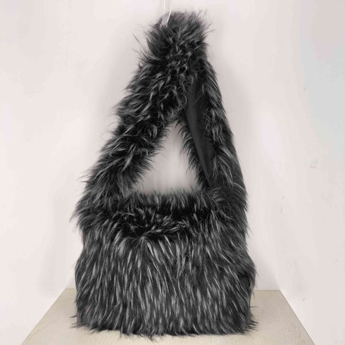 Jent Louis ジェントルイス ファーショルダーバック Faux fur shoulder bag Y2K レディース